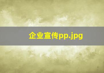 企业宣传pp