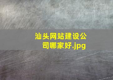 汕头网站建设公司哪家好