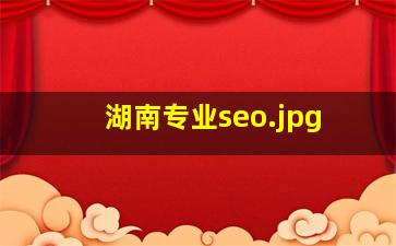 湖南专业seo