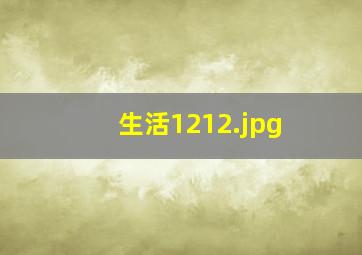 生活1212