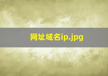 网址域名ip
