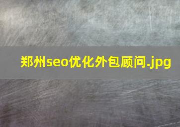 郑州seo优化外包顾问