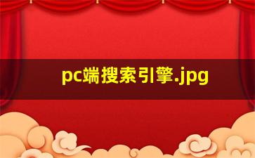 pc端搜索引擎