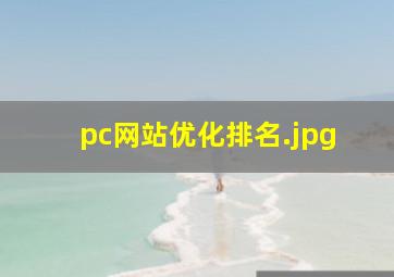 pc网站优化排名