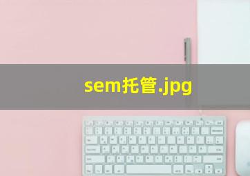 sem托管