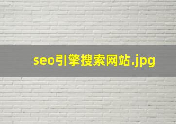 seo引擎搜索网站