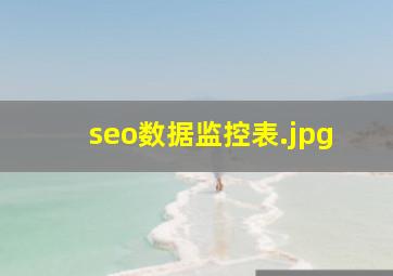 seo数据监控表