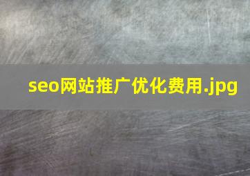 seo网站推广优化费用